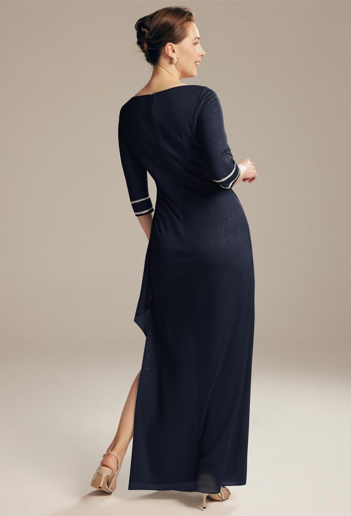 AW Prune Mother of the Bride Dresses image3