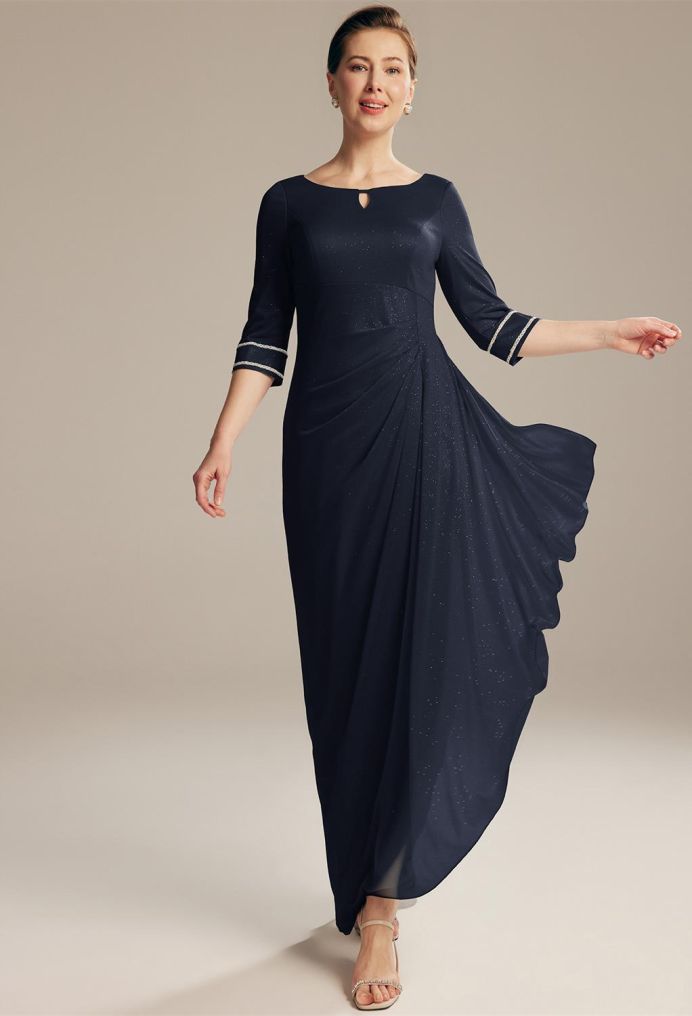 AW Prune Mother of the Bride Dresses