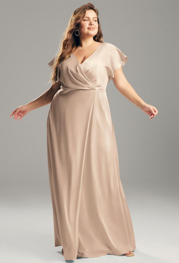 AW Rana Satin Charmeuse Bridesmaid Dresses image4