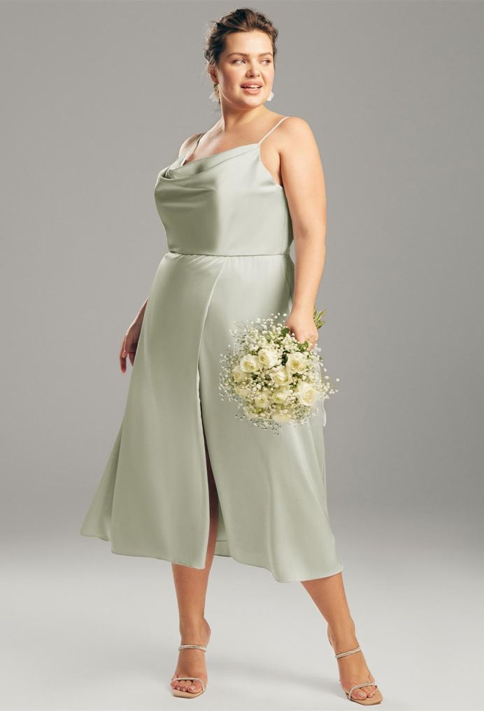 AW Renee Satin Charmeuse Bridesmaid Dresses image1