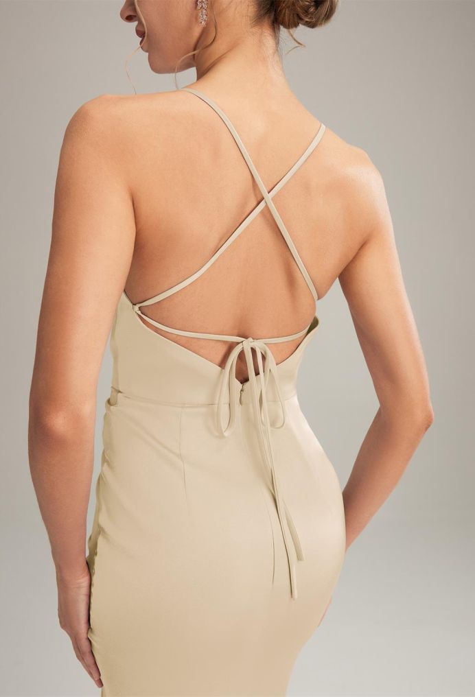 AW Ross Satin Charmeuse Bridesmaid Dresses image4