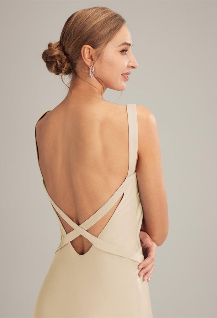 AW Sudie Satin Charmeuse Bridesmaid Dresses image4