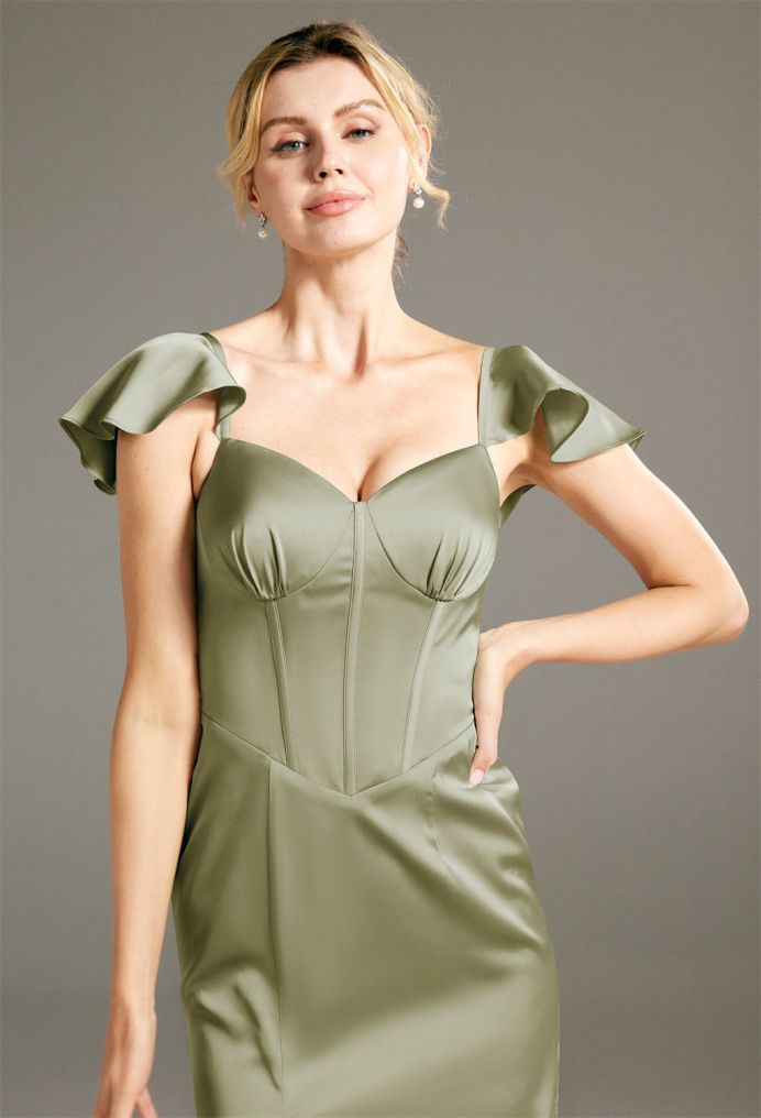 AW Gilberte Satin Charmeuse Bridesmaid Dresses image3