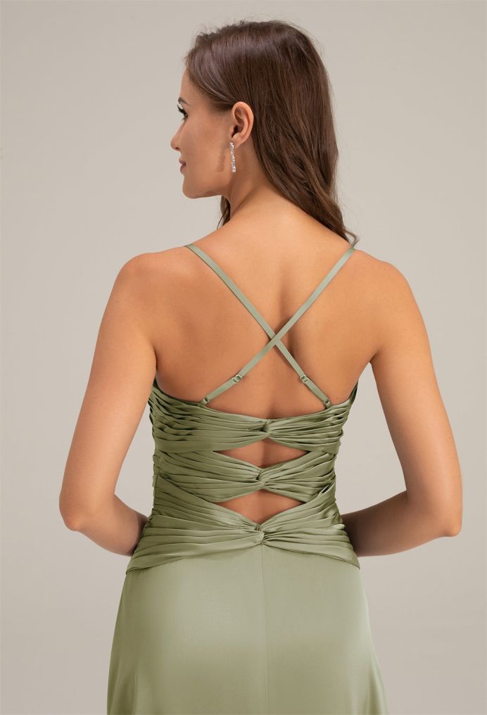 AW Selma Satin Charmeuse Bridesmaid Dresses image5