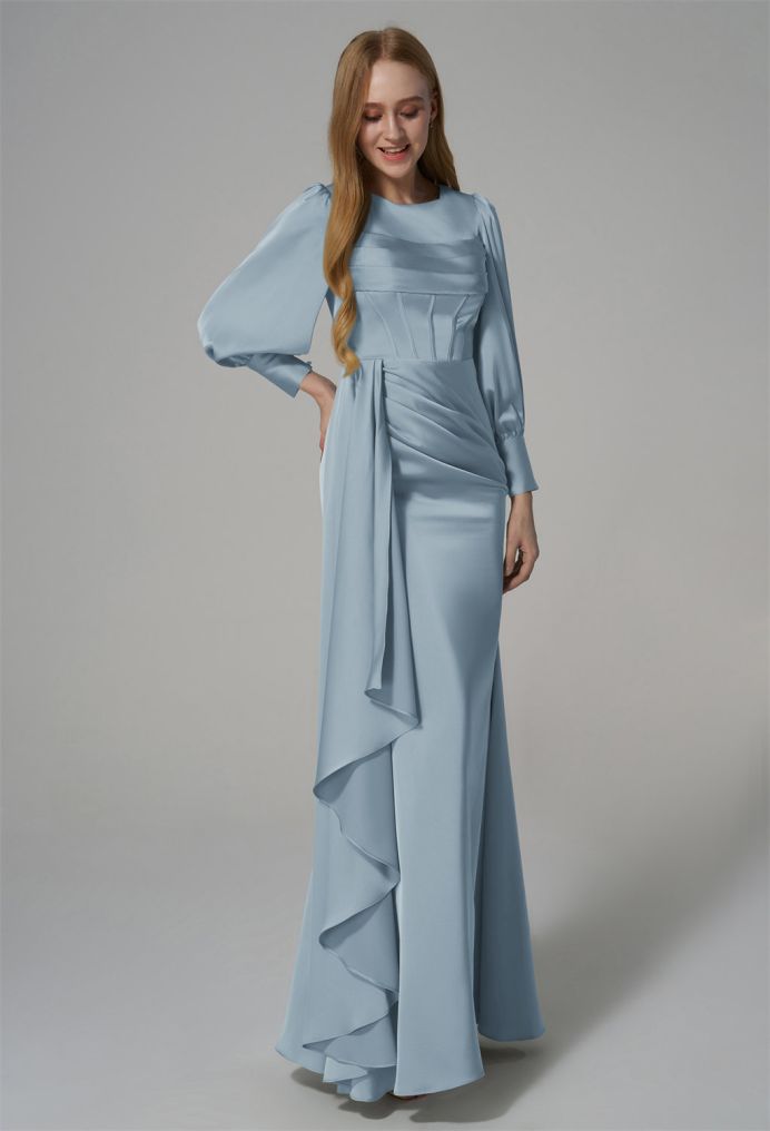 AW Gabriela Satin Charmeuse Bridesmaid Dresses image3