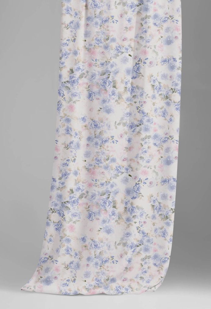 AW Chiffon Fabric for Fashion Dress Azure Purple Fabrics & Swatches image2