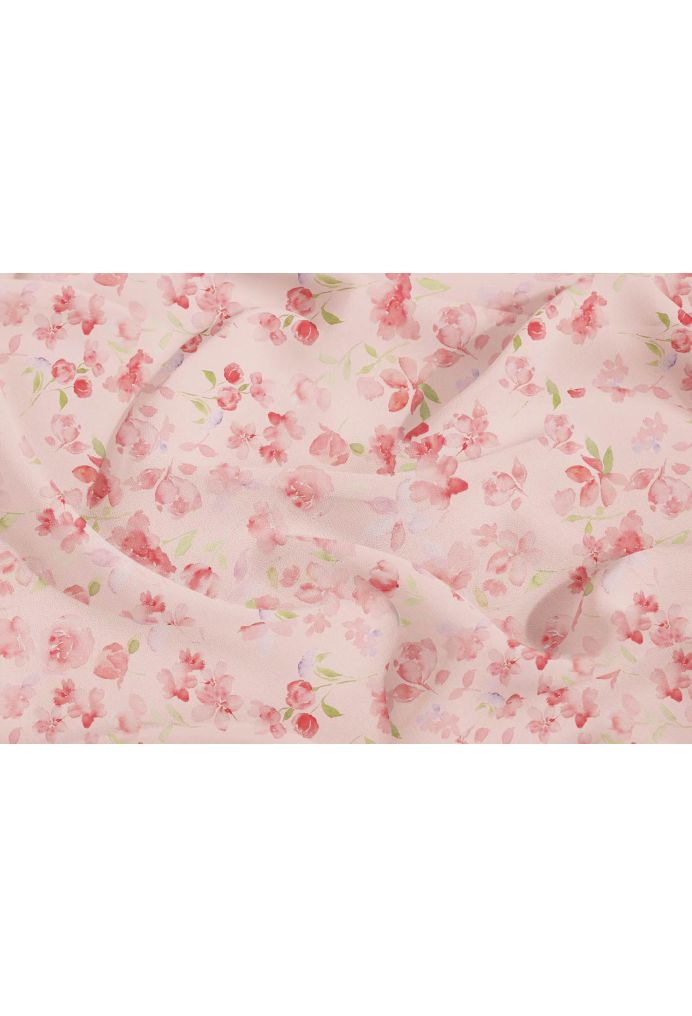 AW Chiffon Fabric for Fashion Dress Peach Blossom Fabrics & Swatches image3
