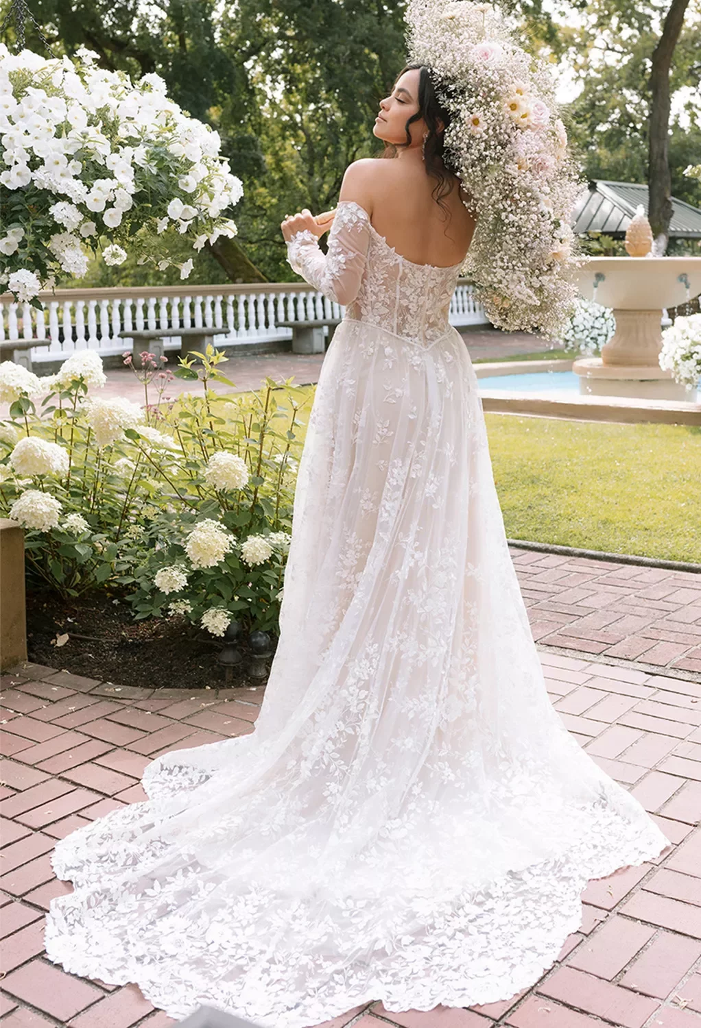 A-line Floral Wedding Dresses & Bridal Gowns | AW.Bridal UK
