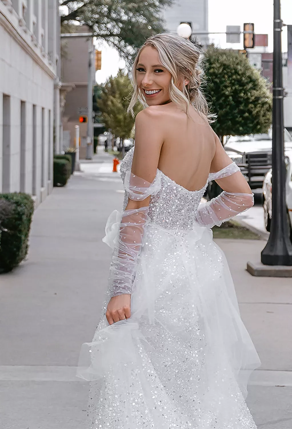 AW Reba Wedding Dress, Tulle Floor Length Sweetheart Neckline Wedding  Dresses | AW.Bridal UK