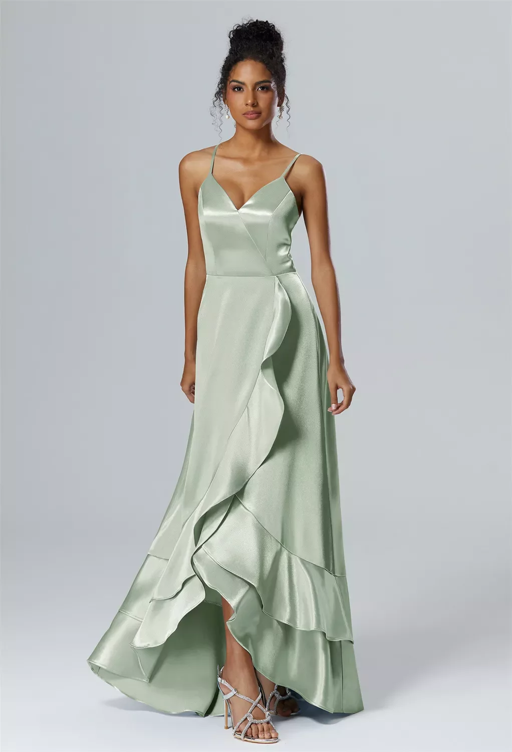 j crew pink bridesmaid dress J.Crew - Pink & Yellow Eyelash Textured One Shoulder Midi Dress Sz 0