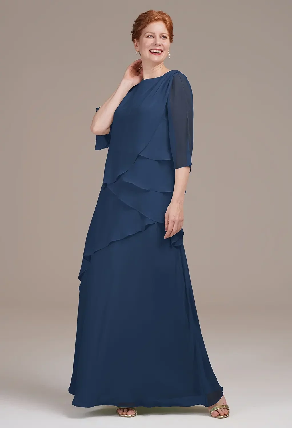sachin and babi light blue dress Champagne Mother of the Bride Dresses & Gowns