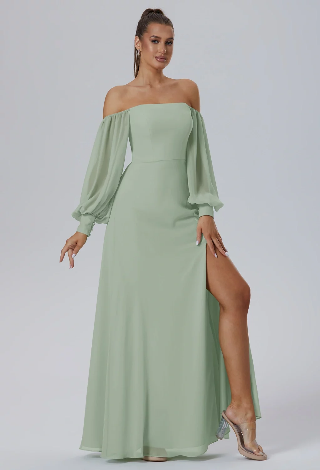 princess polly baby blue dress Charming Tea-Length Off Shoulder Bridesmaid Dresses, Soft Satin Brides