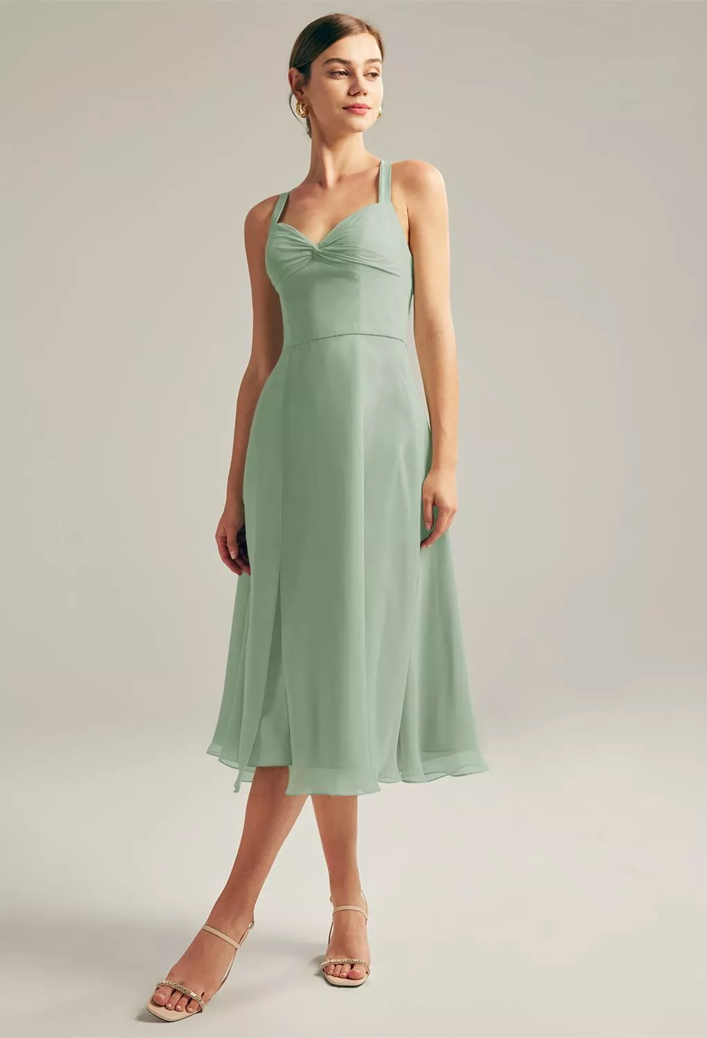Tea Length Casual Wedding Guest Dresses | AW.Bridal UK