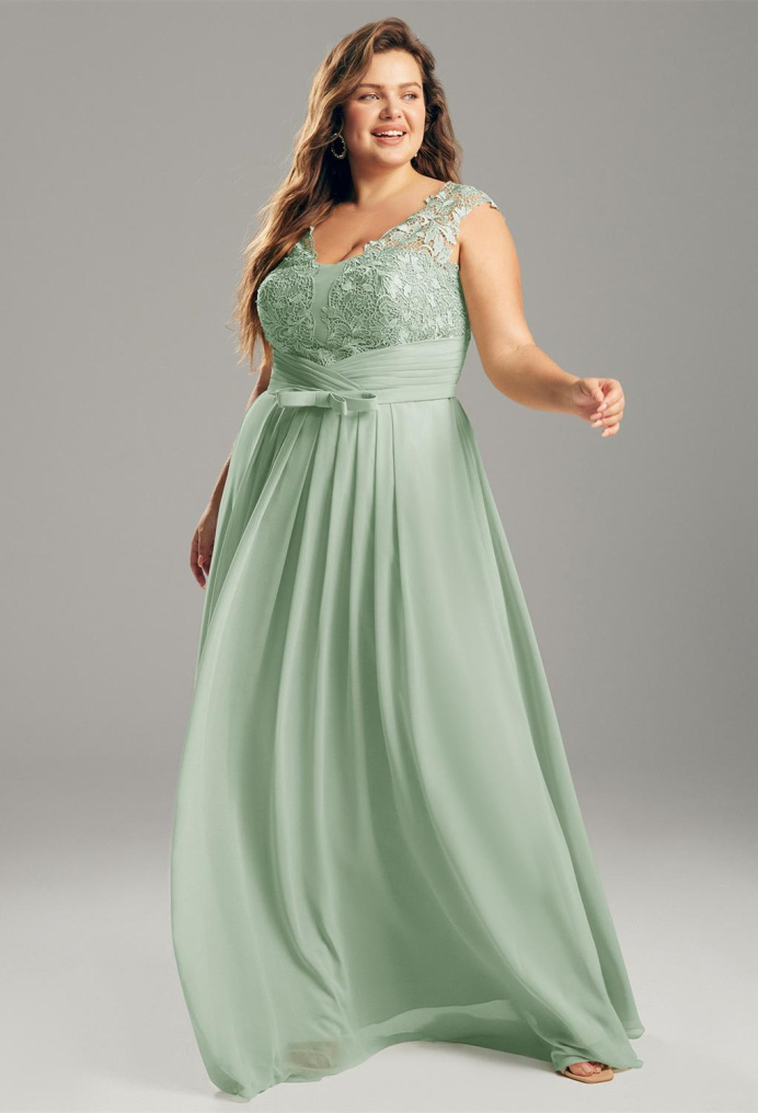 AW Gust Sage Green  Plus Size Dresses