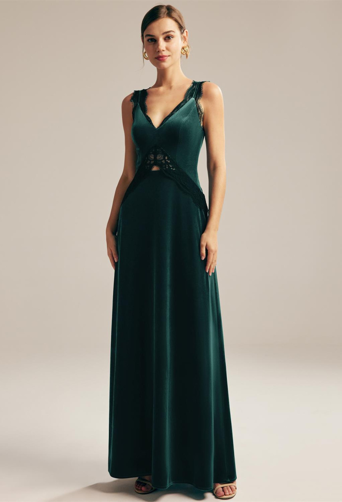 AW Natasha Hunter Green  Wedding Guest Dresses