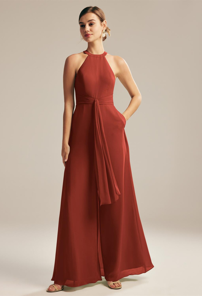 AW Dolce Rust  Wedding Guest Dresses