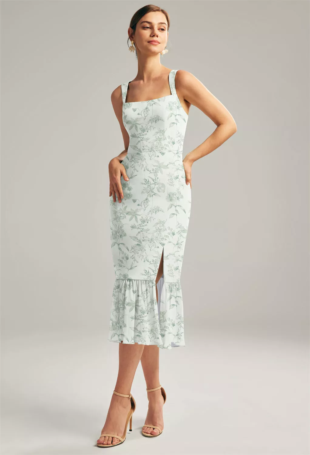 white mesh beach dress White Mesh Maxi Dress – Lets Swim main image 0