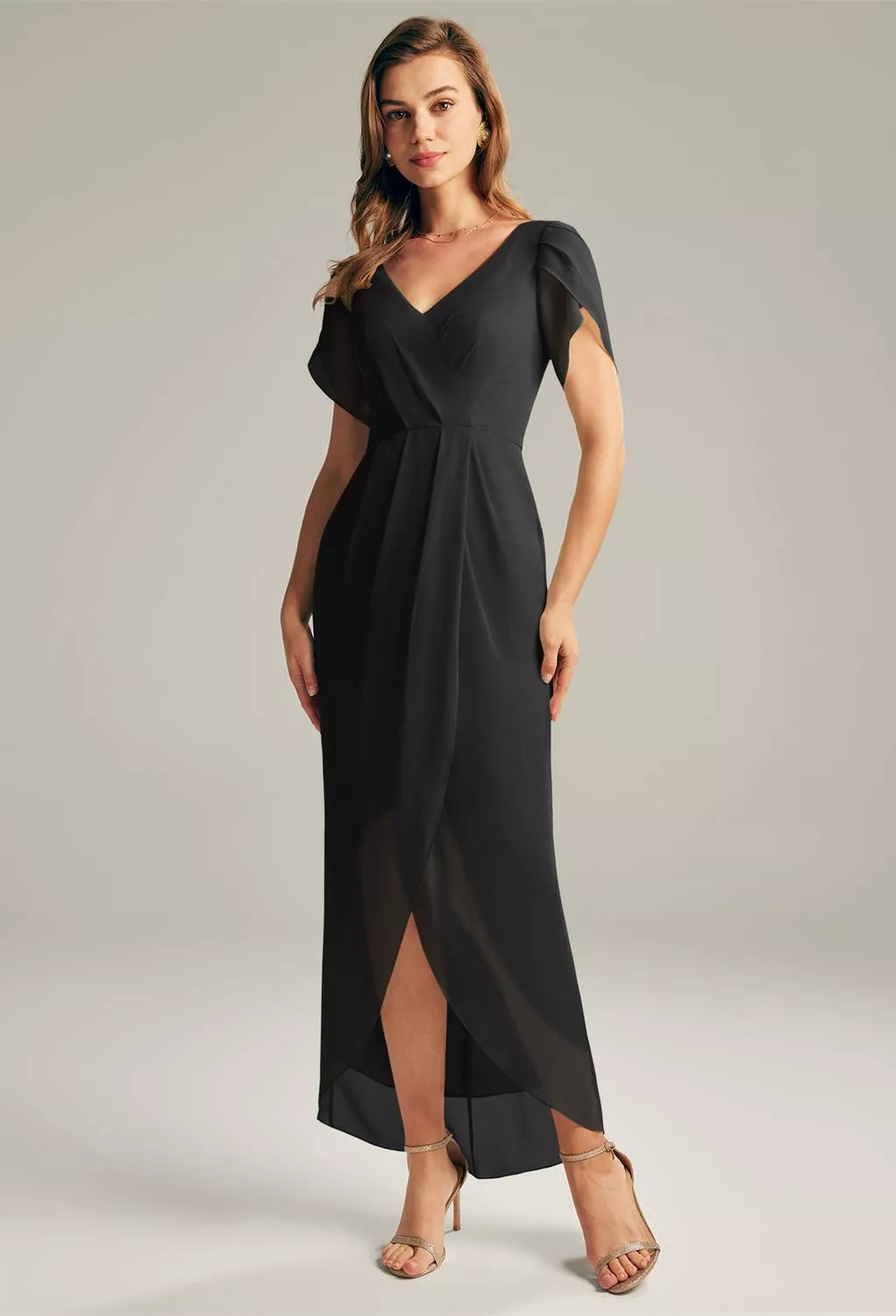 sachin and babi light blue dress Kate Blue Off Shoulder Satin Maternity Photoshoot Dress