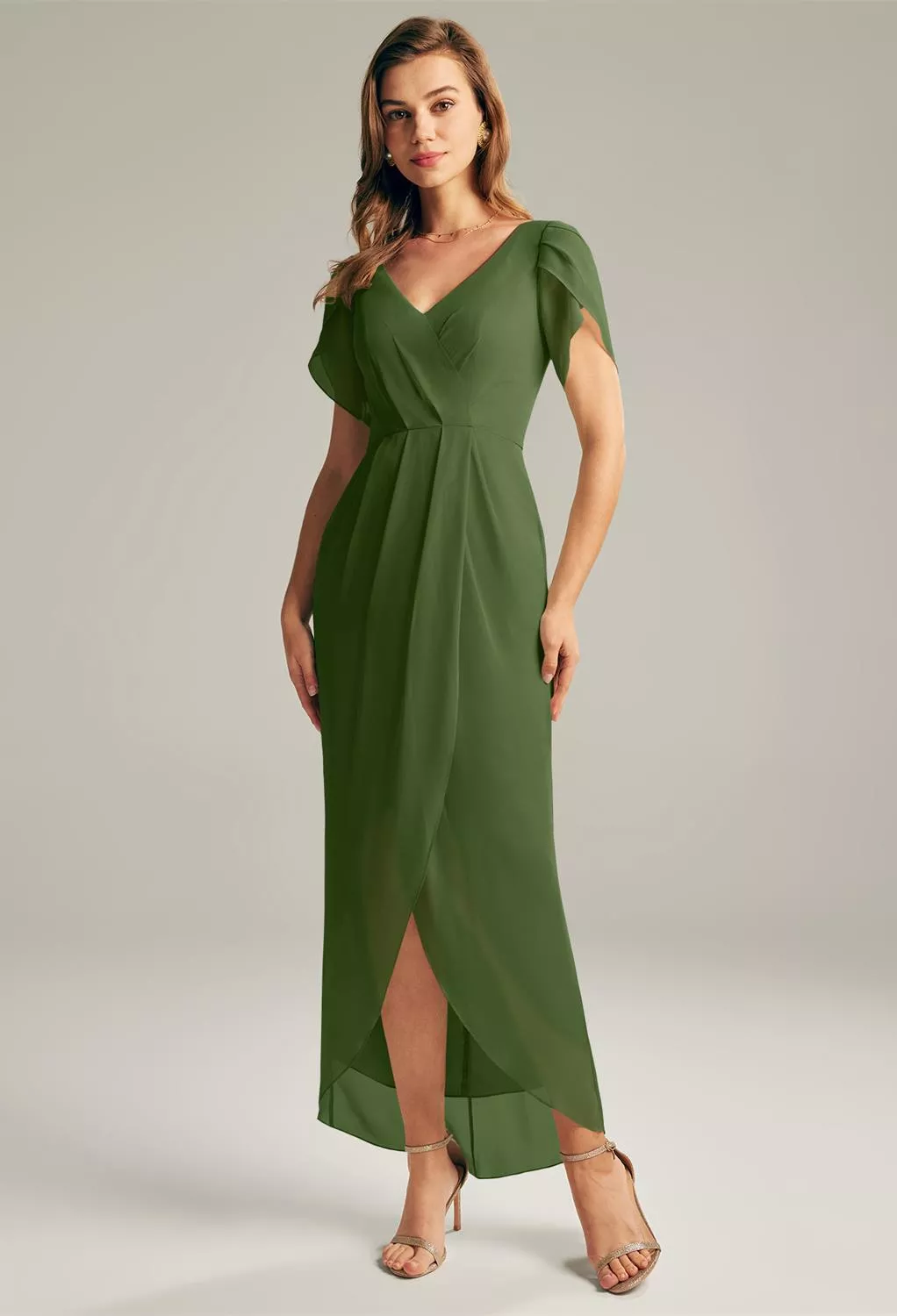 strapless open back dress Skye Floral Burnout Velvet Dress main image 1