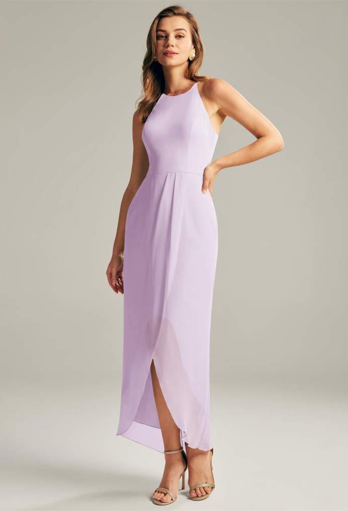 AW Wheat Lilac  Wedding Guest Dresses