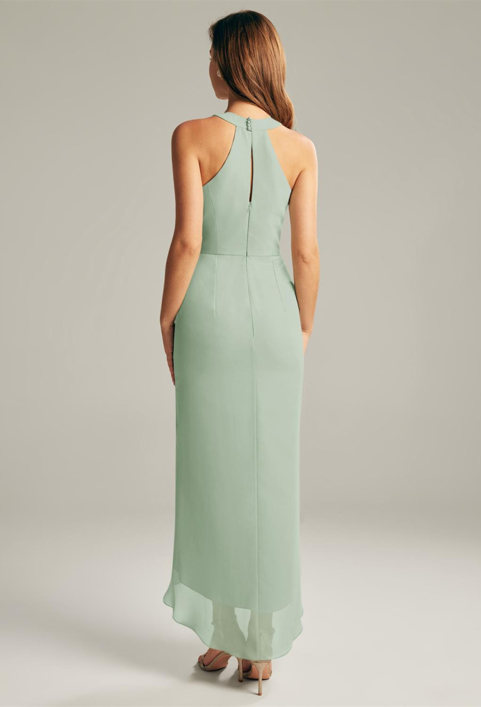AW Raja Sage Green  Floral Bridesmaid Dresses