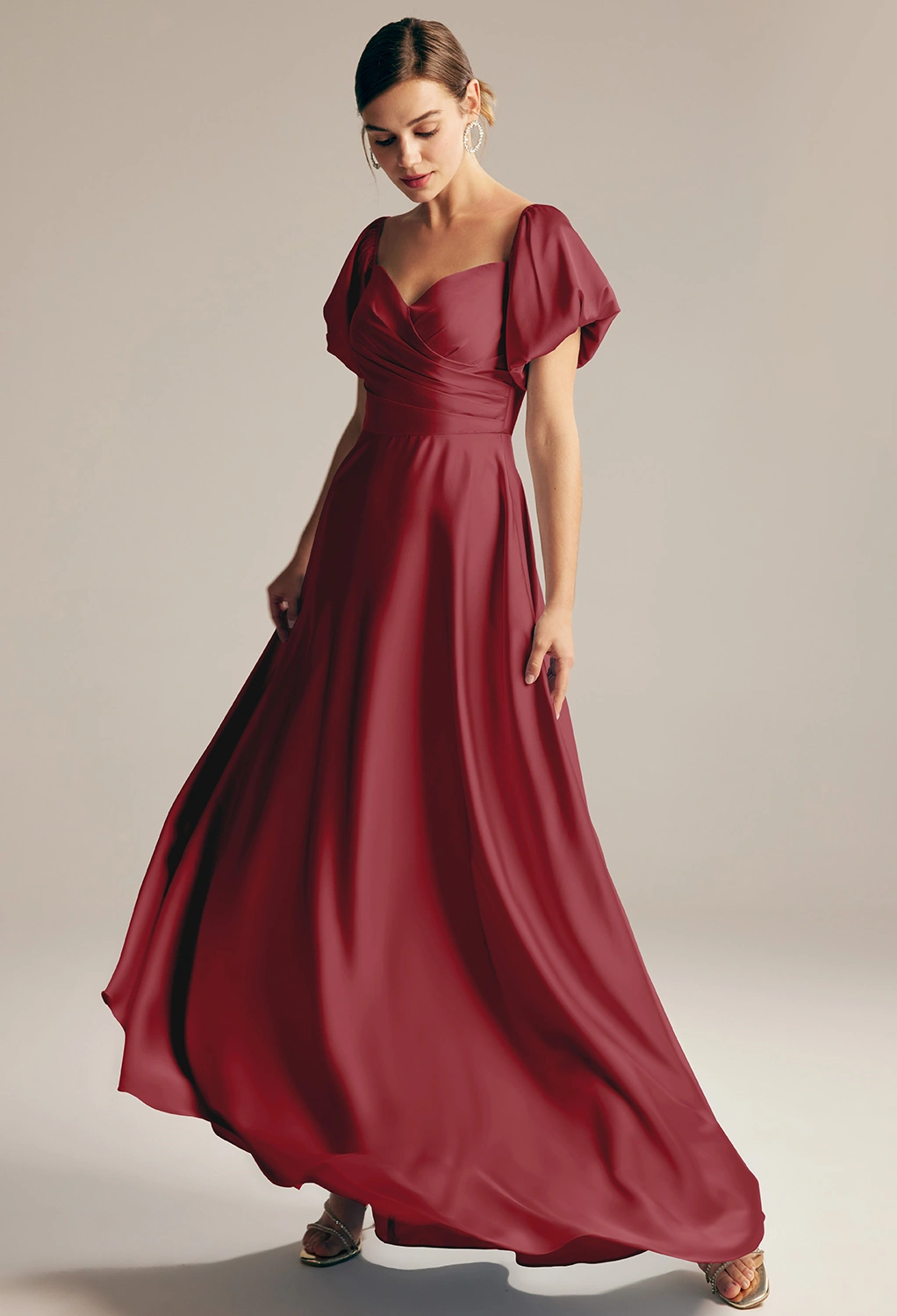Burgundy Maternity Bridesmaid Dresses | AW.Bridal UK