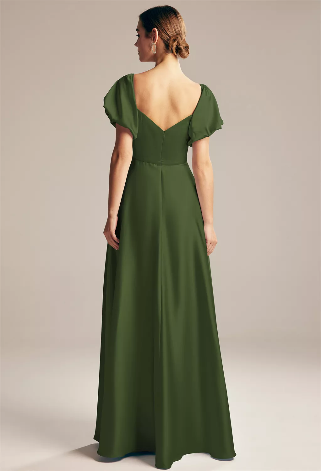 plus size bridesmaid dresses uk only Chic A-Line Maxi Chiffon Plus Size Bridesmaid Dress COCOMELODY CB0775, Soft Blush main image 1