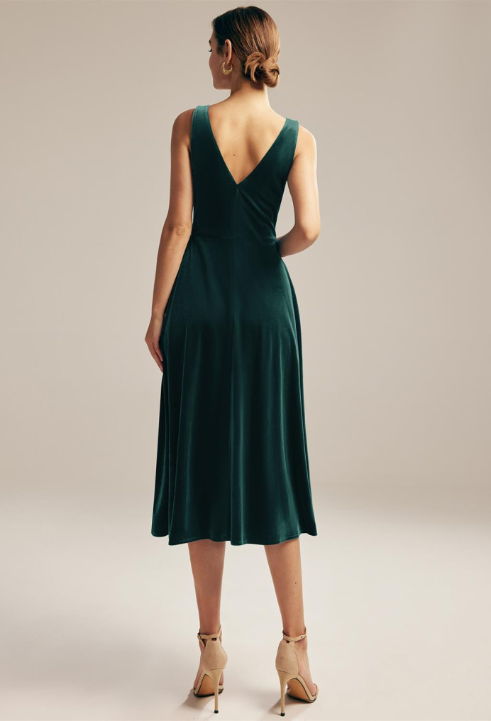 AW Floria Hunter Green  Maternity Bridesmaid Dresses