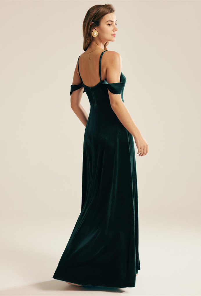 AW Lowell Hunter Green  Convertible Bridesmaid Dresses