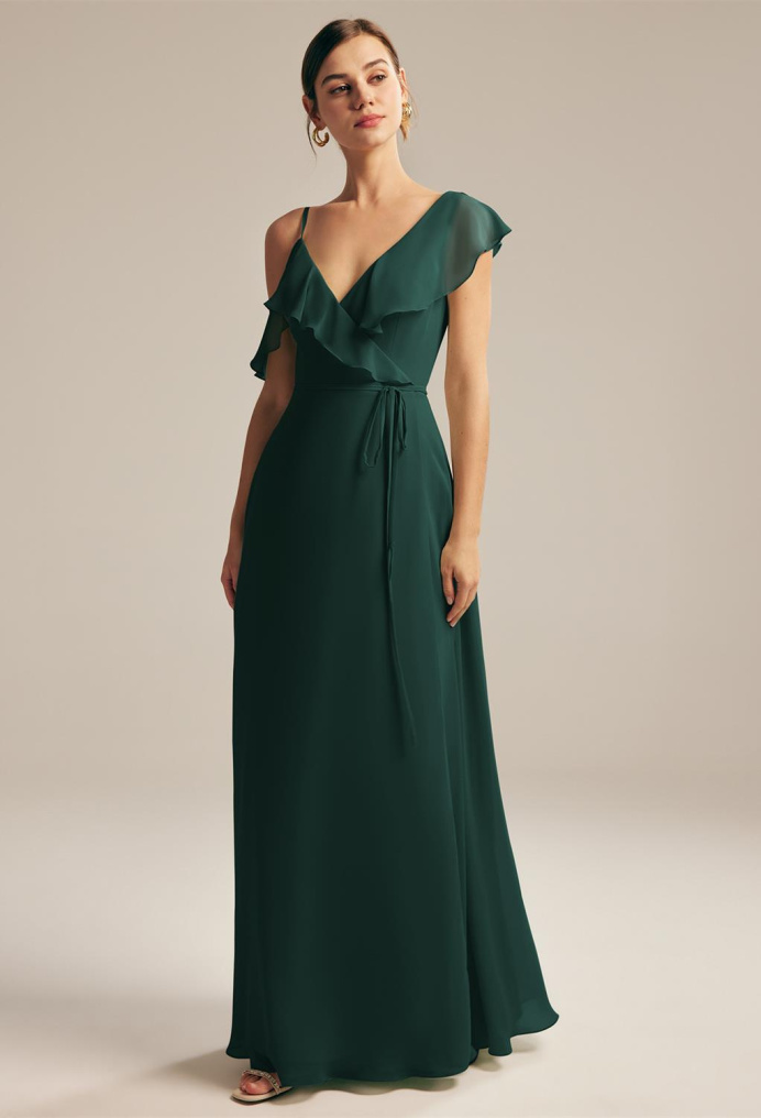 AW Melinda Dark Emerald  Bridesmaid Dresses