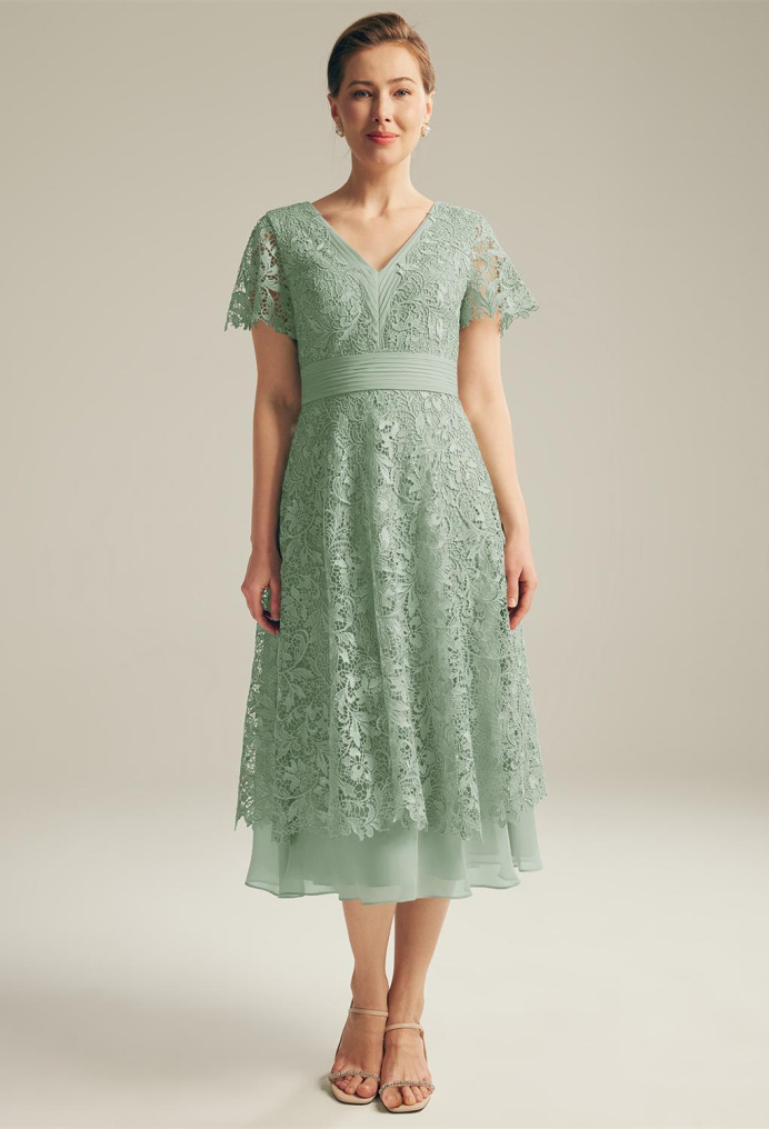 AW Evalina Sage Green  Mother of the Bride Dresses