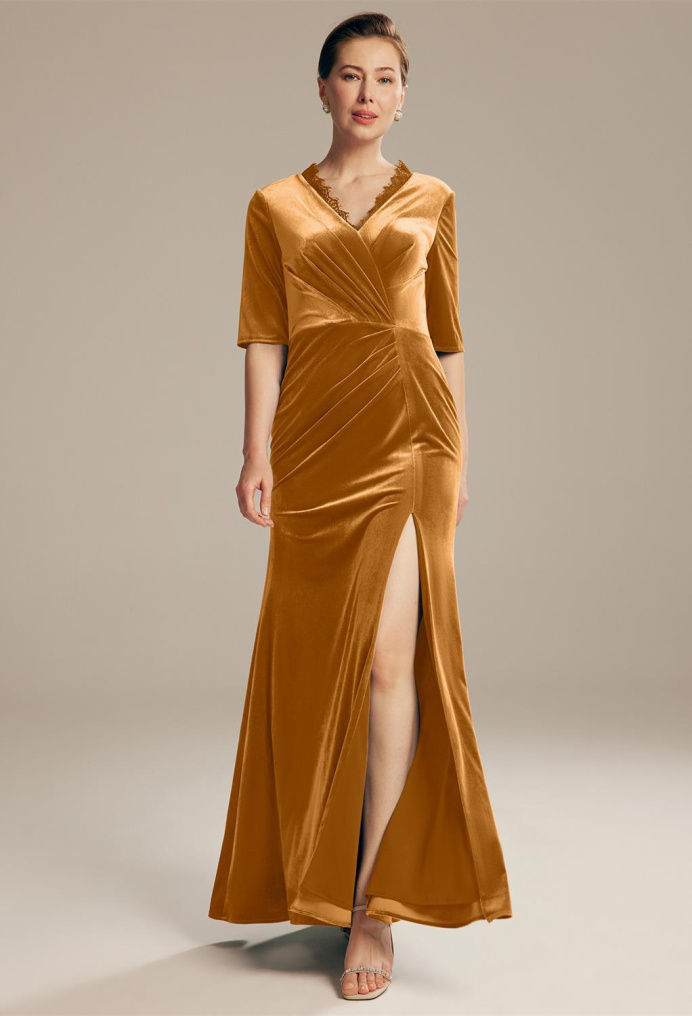 AW Petulia Burnished Gold  Mother of the Bride Dresses