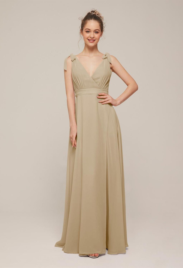 AW Dara Champagne  Maternity Bridesmaid Dresses