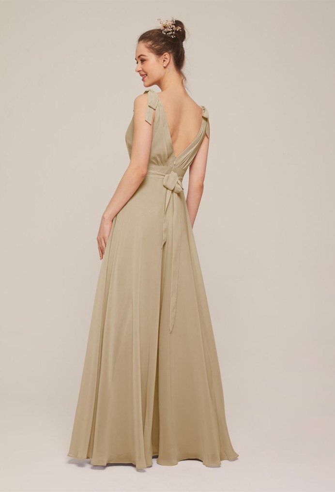 AW Dara Champagne  Maternity Bridesmaid Dresses