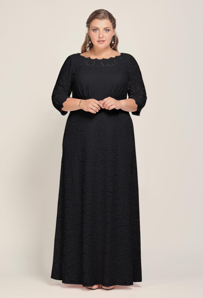 AW Seraphima Black  Plus Size Dresses
