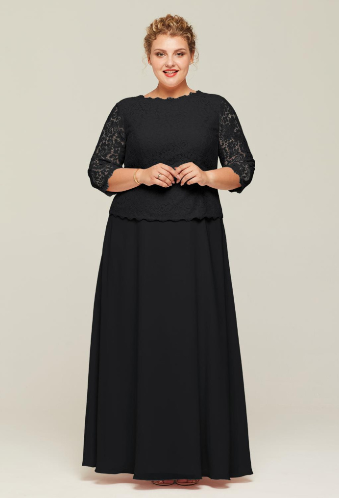 AW Sallie Black  Plus Size Dresses