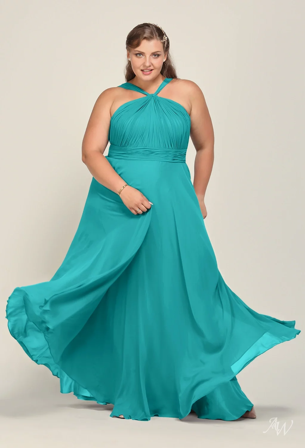 AW Zena Turquoise Bridesmaid Dresses | AW.Bridal UK