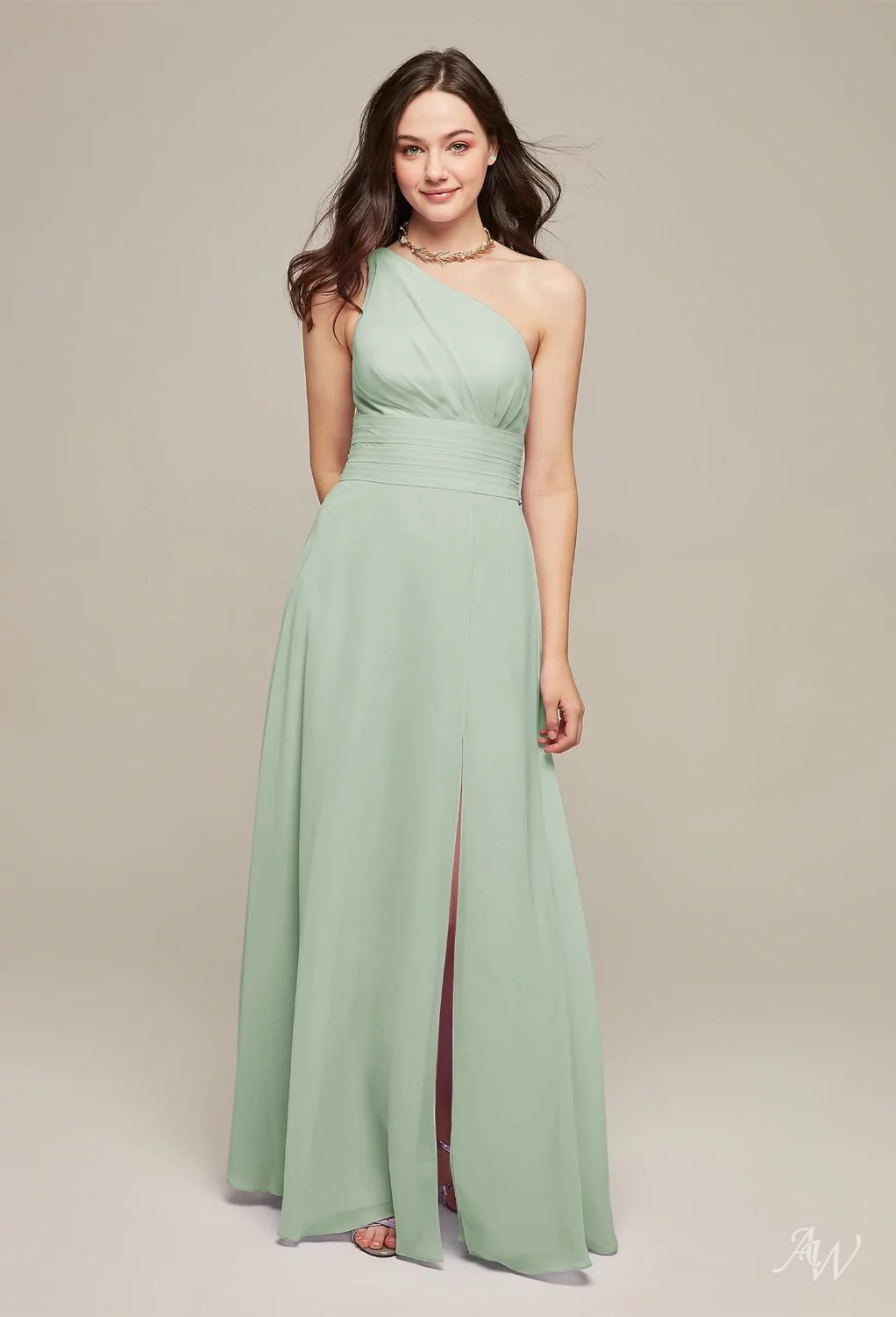 AW Sara Sage Green Bridesmaid Dresses | AW.Bridal UK