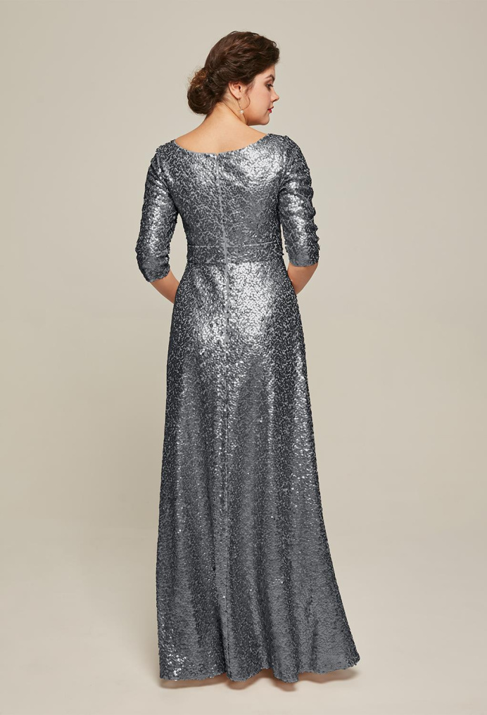 AW Simone Stone Gray  Mother of the Bride Dresses