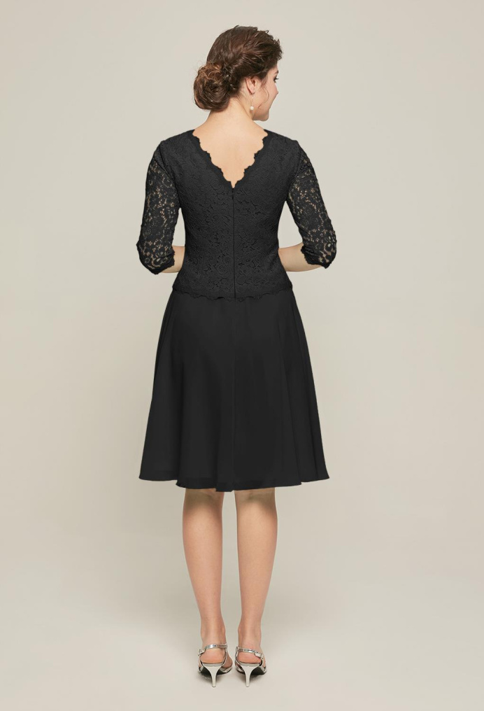 AW Tessie Black  Mother of the Bride Dresses