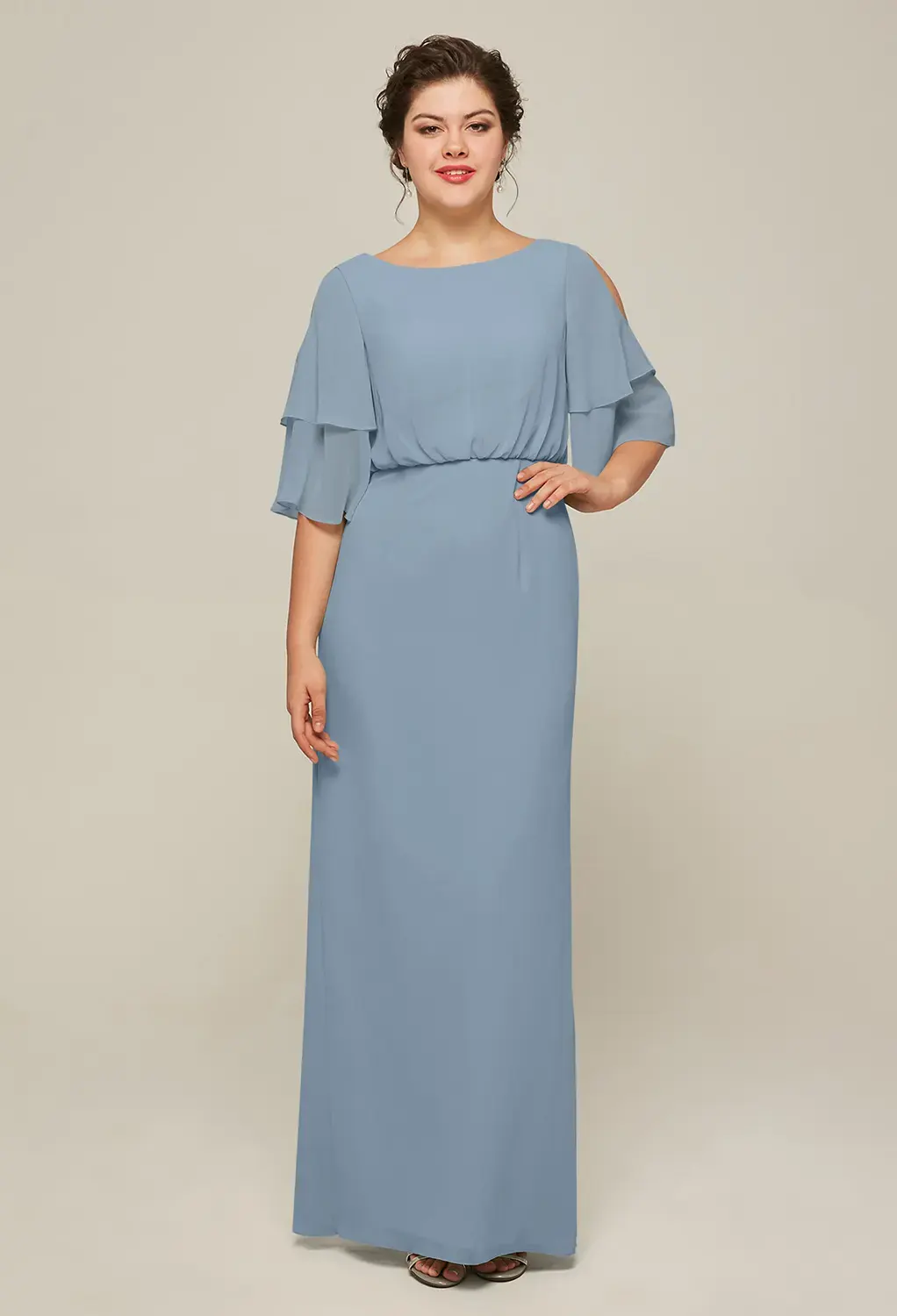 princess polly baby blue dress Long Sleeves Mother of the Bride/Groom Dresses main image 0