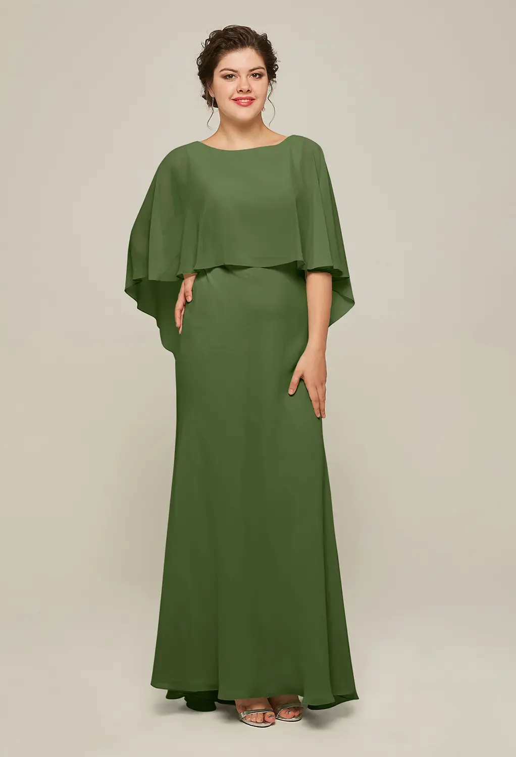 Green Olive Mother of the Bride/Groom Dresses | AW.Bridal UK