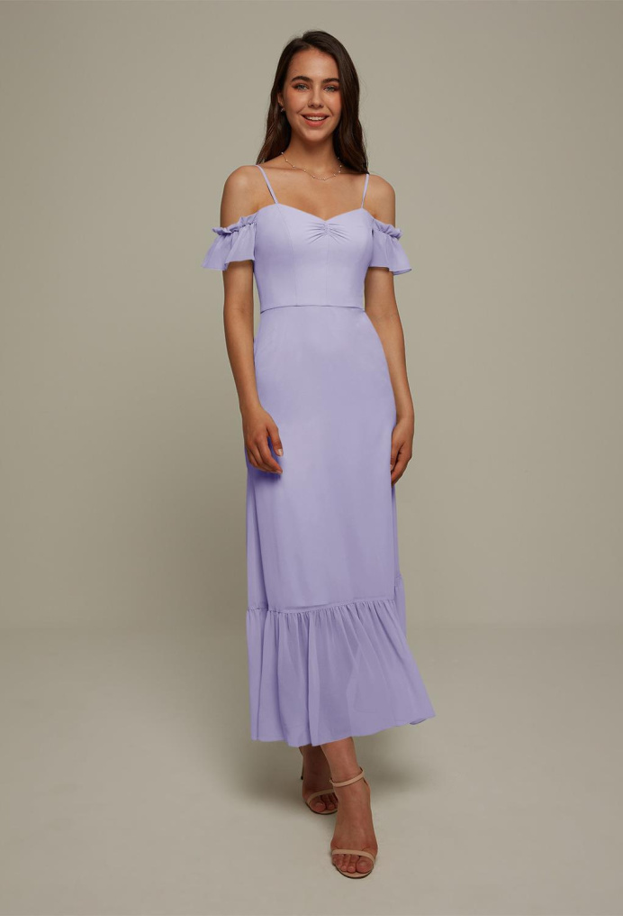 AW Elma Lilac  Wedding Guest Dresses