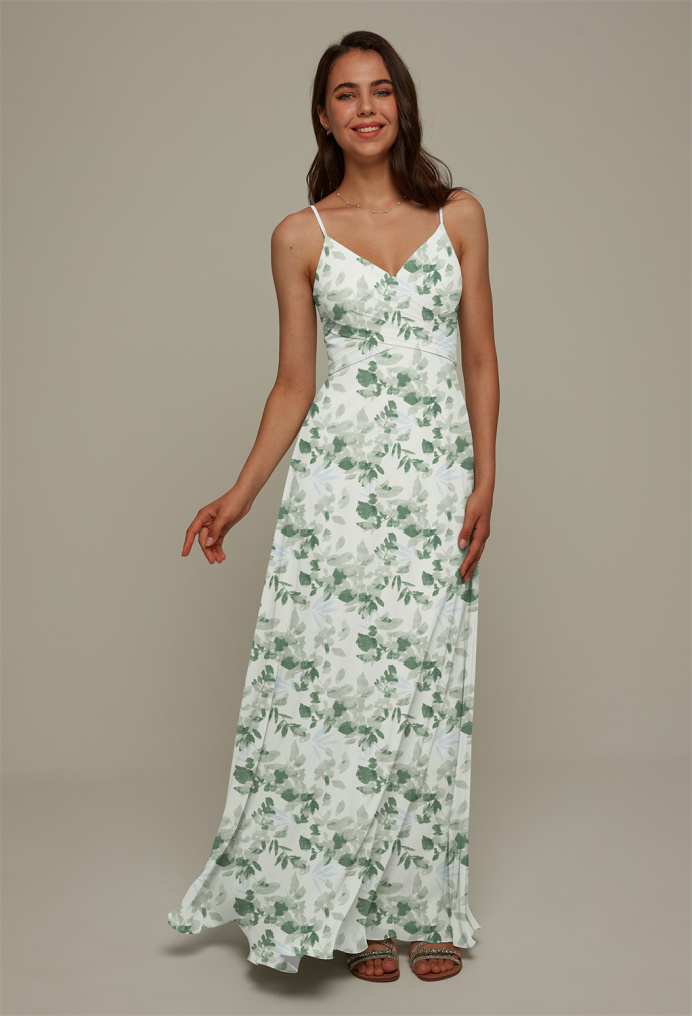 AW Coralie Tea Green Shade  Wedding Guest Dresses