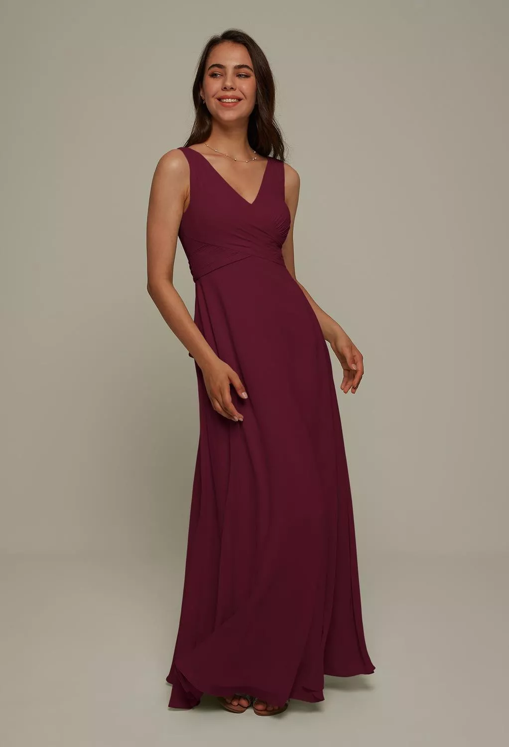 burgundy maternity bridesmaid dresses uk Fashion Casual A-line Maternity Dress Bridesmaid Gown main image 0