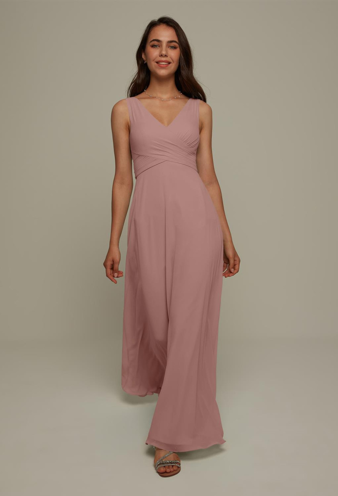 AW Lucille Dusty Rose  Maternity Bridesmaid Dresses