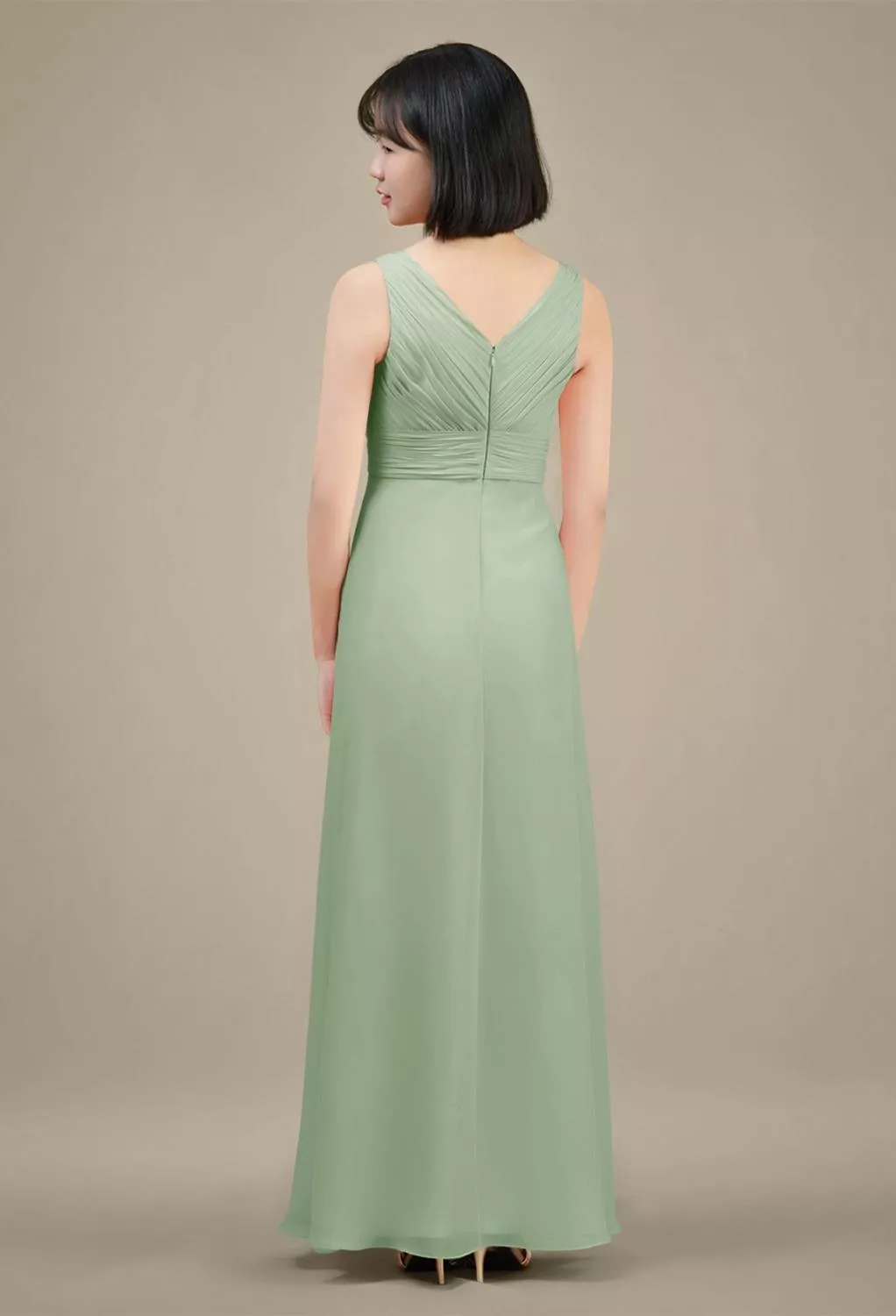 sage green junior bridesmaid dresses uk Sage Bridesmaid Dress Matte Satin Size XL