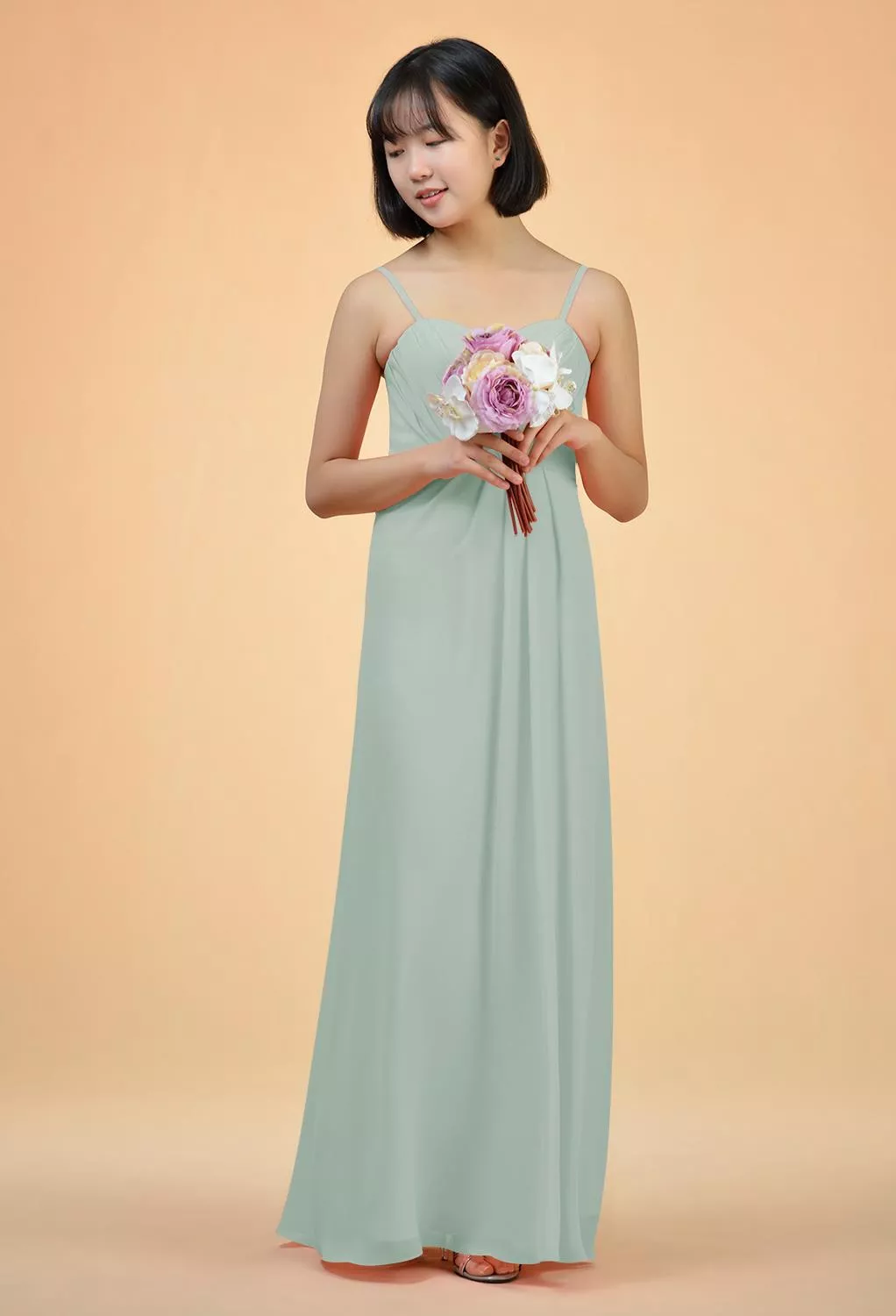 sage green junior bridesmaid dresses uk Willow Green Halter Junior Bridesmaid Dresses