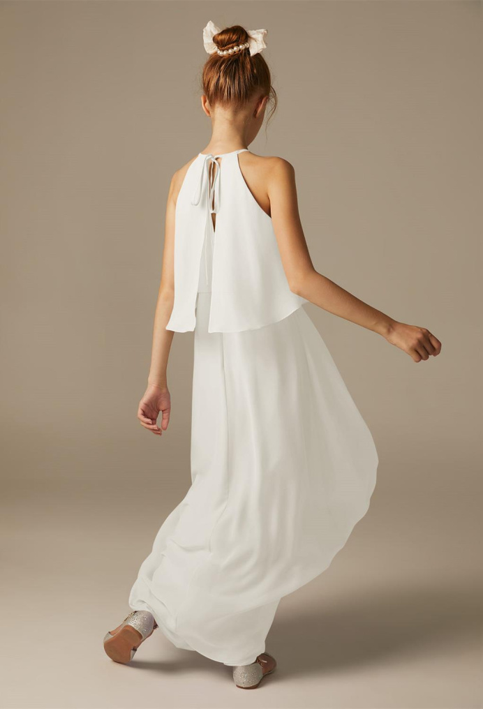 AW Noah Ivory  Junior Bridesmaid Dresses