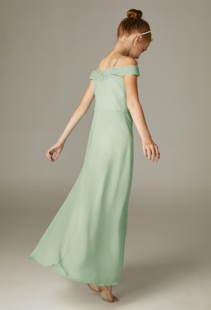 AW Olina Sage Green  Junior Bridesmaid Dresses